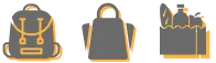 Bag size illustration